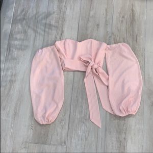 By The Way pink crop top